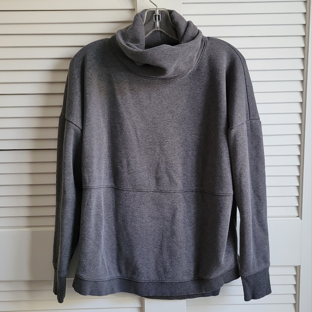 Athleta Karma Funnelneck Pullover Sweatshirt Small - image 1